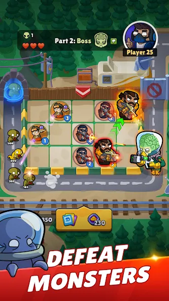 Merge Mercs: Tower Defense TD screenshot 1