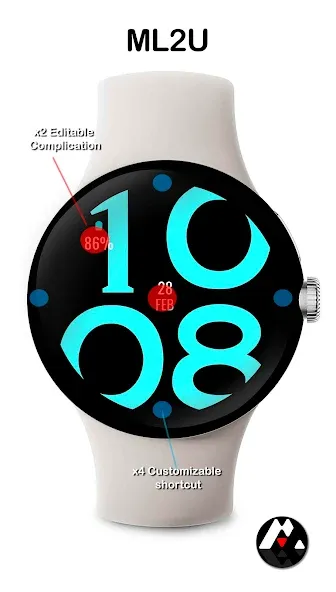 ML2U 211 Watch Face screenshot 2