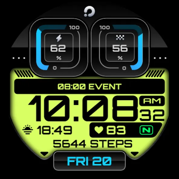 PRADO 01 Digital Watch Face screenshot 8