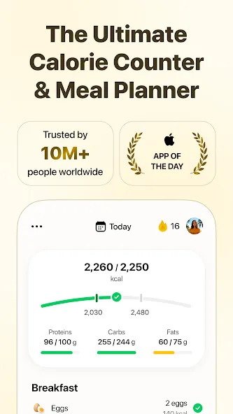 Fitia: Calorie Counter & Diet screenshot 1