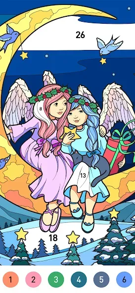 Christmas Winter Coloring Book screenshot 5