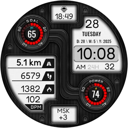 DIGI LUGATON WS23 Watch face screenshot 15