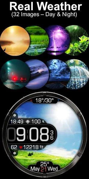 Animated Minimal Weather ECO60 screenshot 2