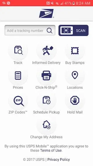 USPS MOBILE® screenshot 1