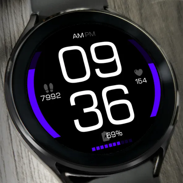 Key085 Modern Watch Face screenshot 3