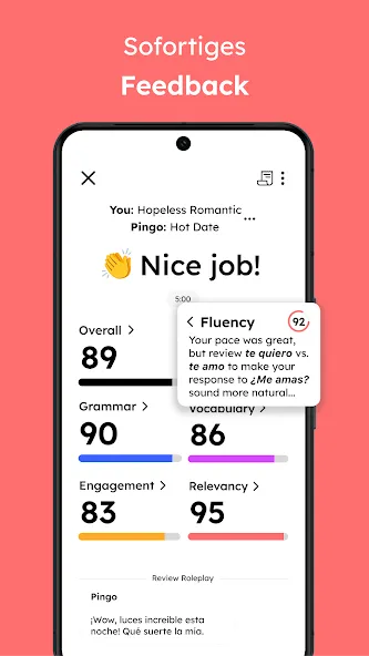 KI-Sprachen lernen: Pingo AI screenshot 4
