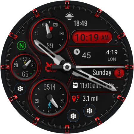 CLA024 Hybrid Watch Face screenshot 14
