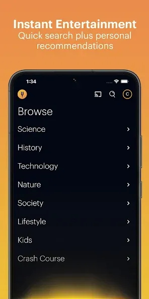 Curiosity Stream screenshot 4