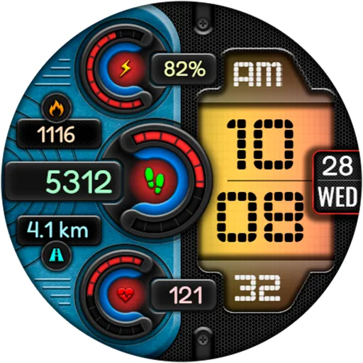 Digital DUBAS URX22 Watch face screenshot 20