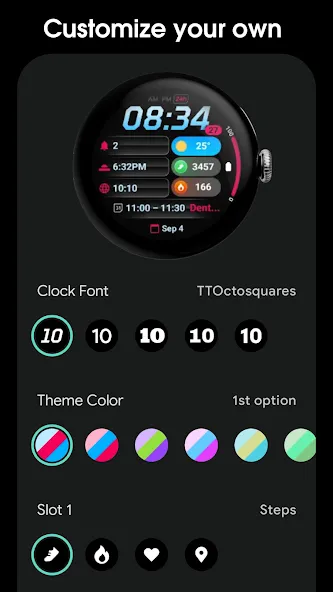 PRADO 92 Weather Watch Face screenshot 5