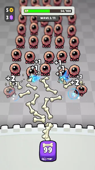 Dice vs Monsters: Roguelike TD screenshot 1