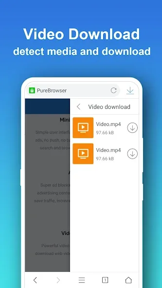 Pure Web Browser - Adblocker screenshot 4