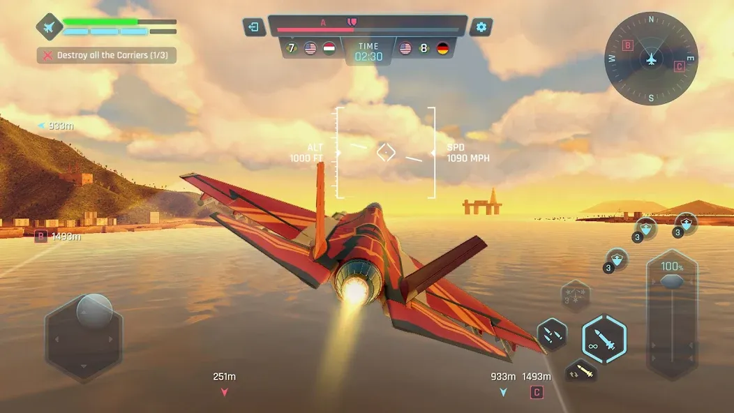 Sky Warriors: Airplane Games screenshot 2