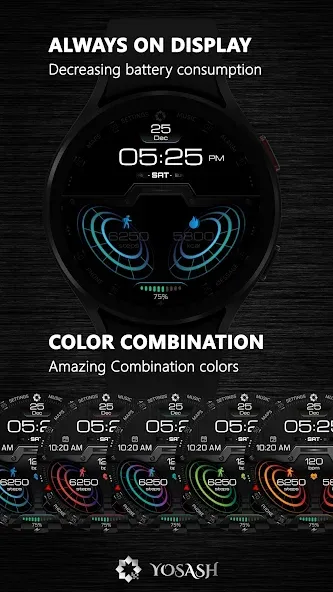 A375 Wear OS Watch Face screenshot 8