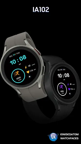 IA102 Digital Watchface screenshot 1