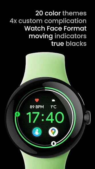Clean Digital: Watch face screenshot 3