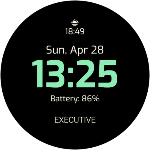EXD036: Digital Watch Face screenshot 32