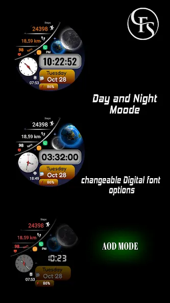 FSW297 Watch face screenshot 3