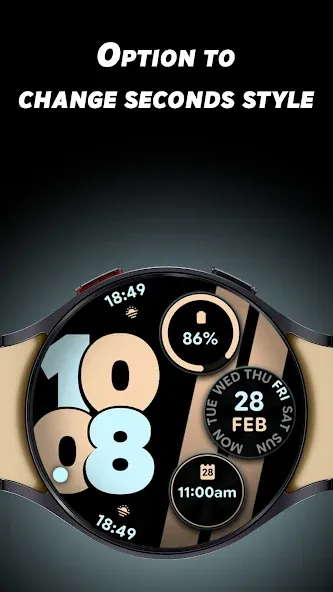 Sporty Pixel - Watch face screenshot 4