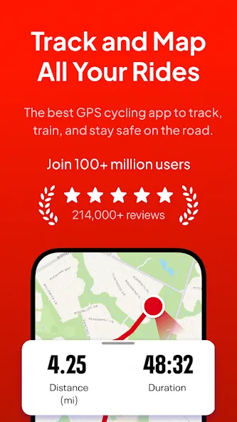 Map My Ride: Bicicleta Mapas screenshot 1