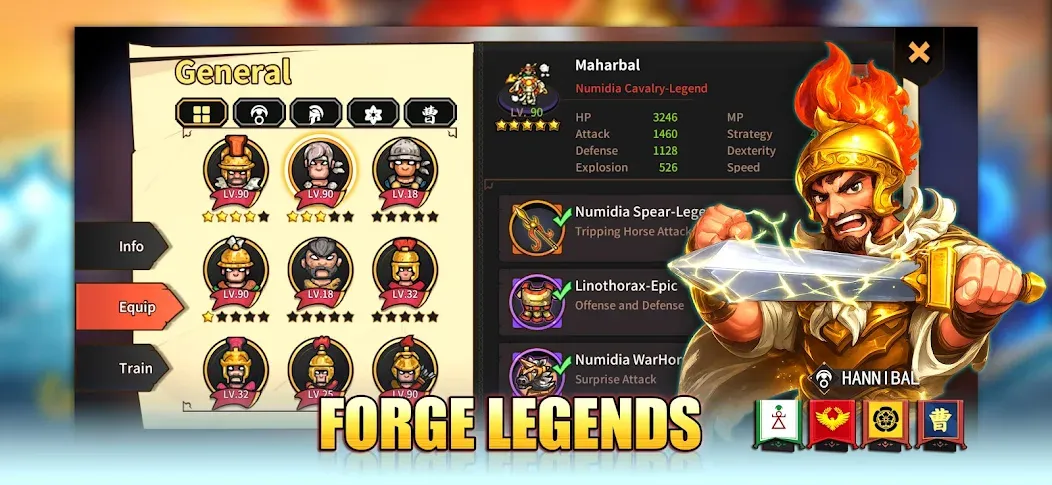 Generals of Legends: Tactics screenshot 2