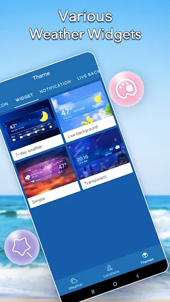 Météo locale:Widget d'alerte screenshot 7