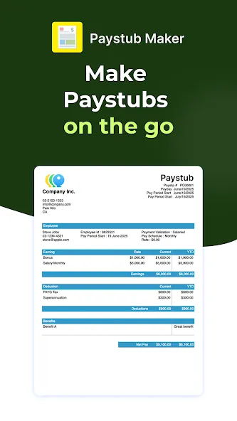 Paystub Maker screenshot 9