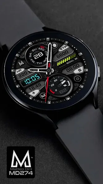 MD274 Analog watch face screenshot 3
