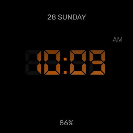 V1NYL - Digital watch face screenshot 13