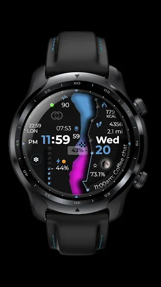 Digital Watch Face CUE102 screenshot 7