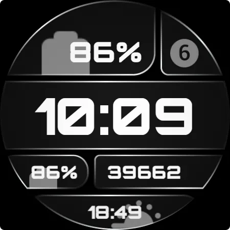 Simple Widget Watch Face v3 screenshot 10