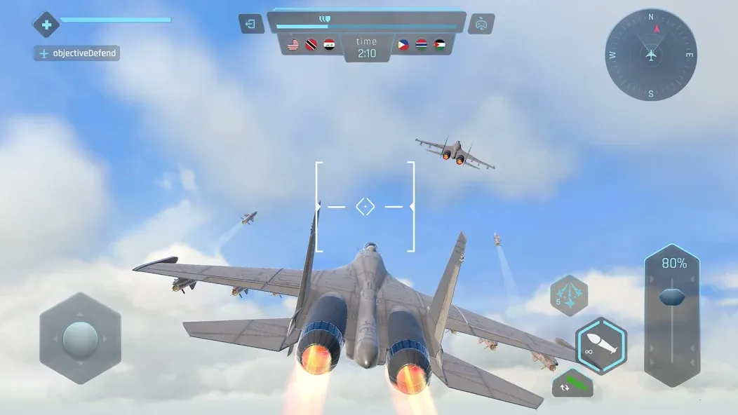 Sky Warriors: Airplane Games screenshot 3