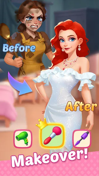 Tile Fashion: Love Story screenshot 2
