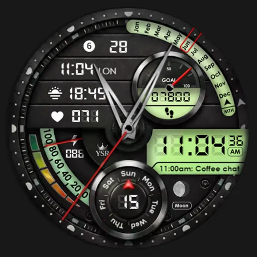 YSR003 Hybrid Watch Face screenshot 12