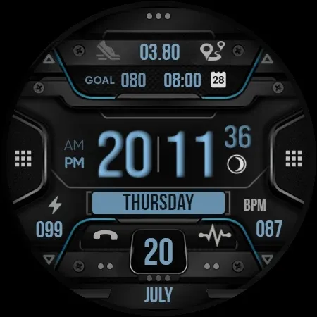 KF173 Watch face screenshot 13