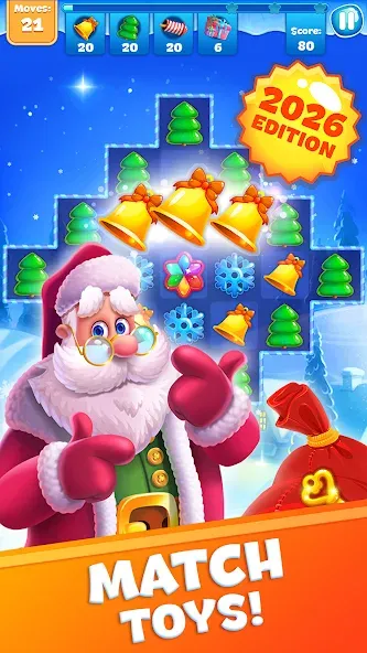 Christmas Sweeper 3 - Match 3 screenshot 1