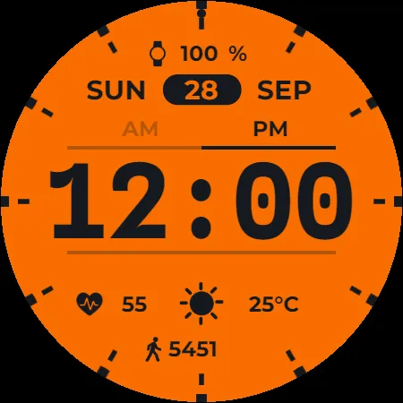Clear Type Watch Face screenshot 5