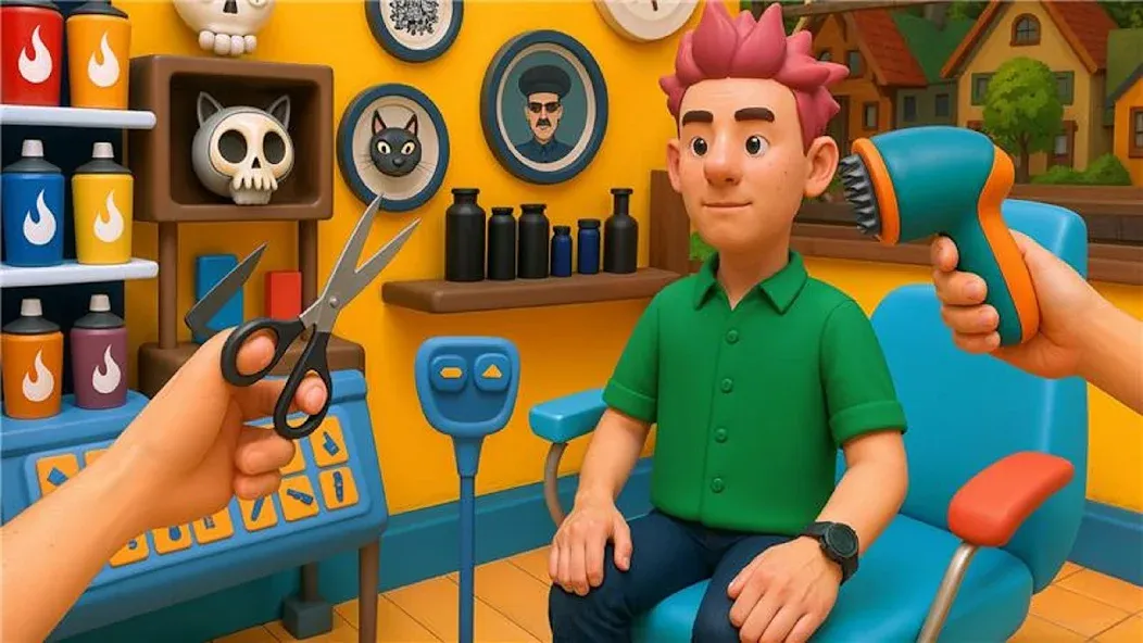 Shave n Stuff: Barber Game screenshot 2