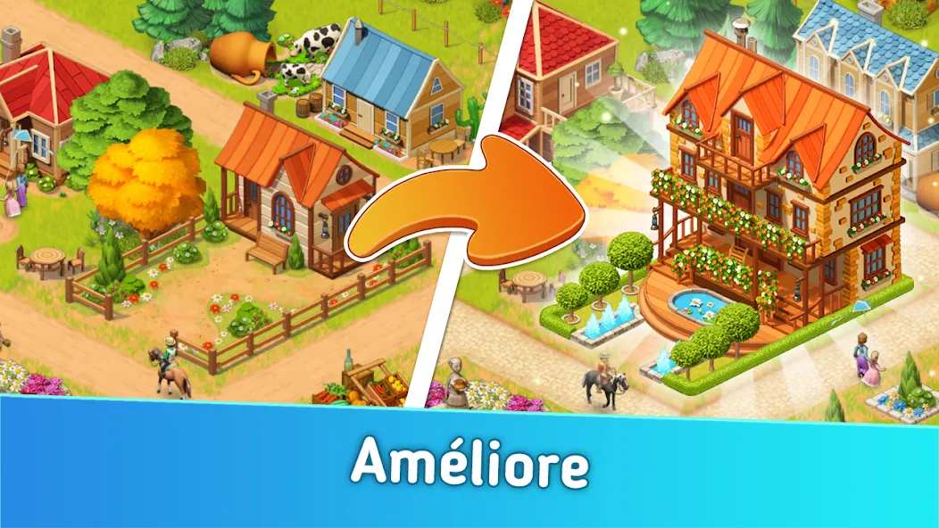Homesteads: Jeu Ferme screenshot 3