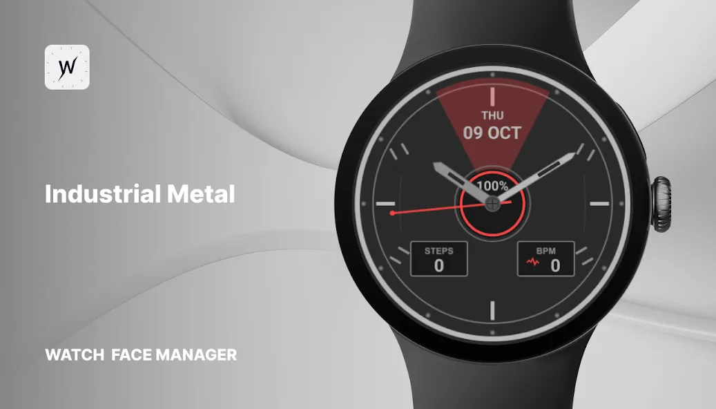 Industrial Metal - watch face screenshot 1