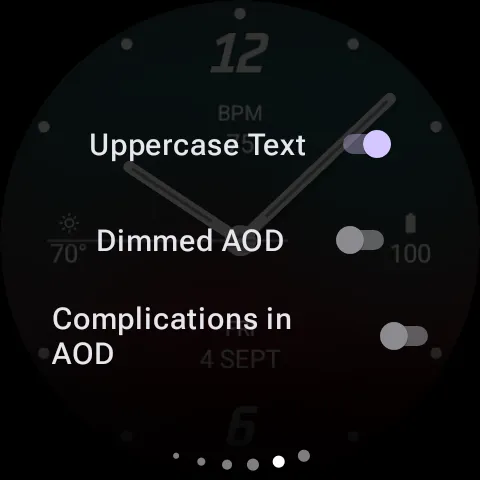 Blue Analogue Watch Face screenshot 11