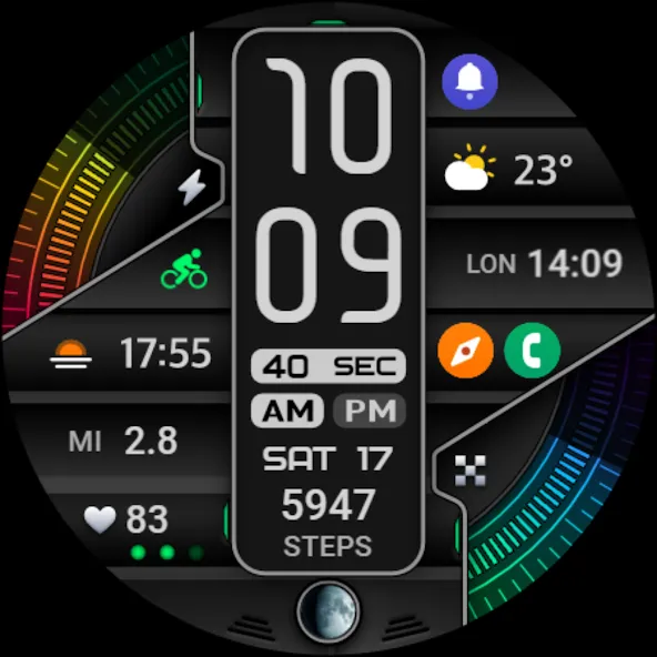 PRADO 60 Digital Watch Face screenshot 11