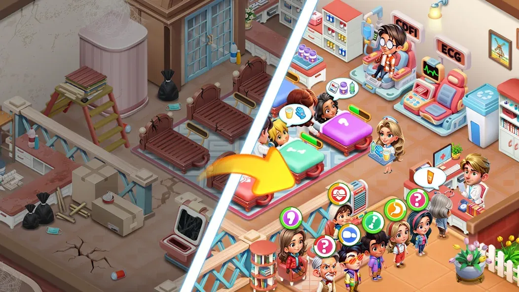 Nurse Rush:Hospital Game screenshot 4