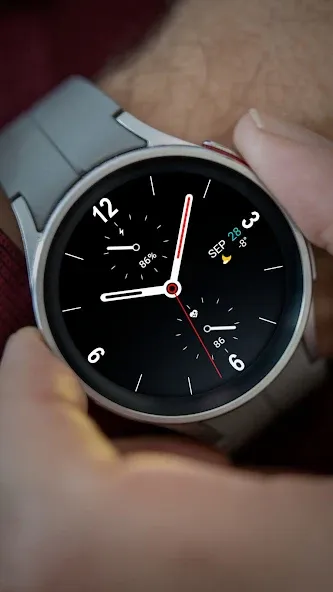 Minimal DERSON Watch face screenshot 3