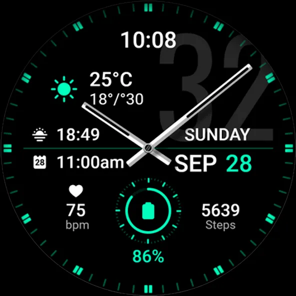 Watch face 10h08.com #75 screenshot 32