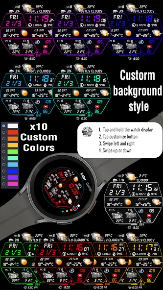 N-SPORT735 Weather Watch Face screenshot 4