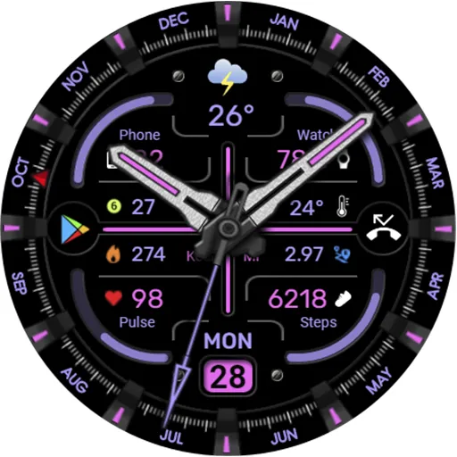 WFP 342 Ultra watch face screenshot 40