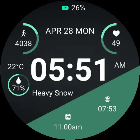 Just Time Watch Face screenshot 5