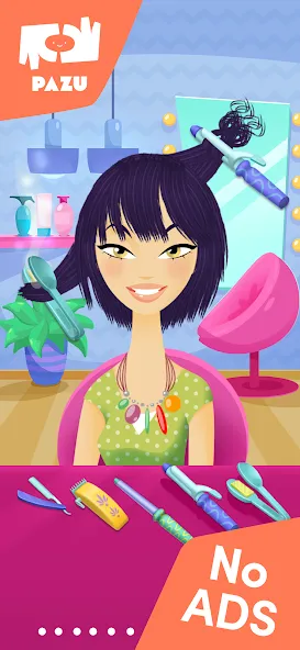 Salão de cabeleireiro meninas screenshot 2
