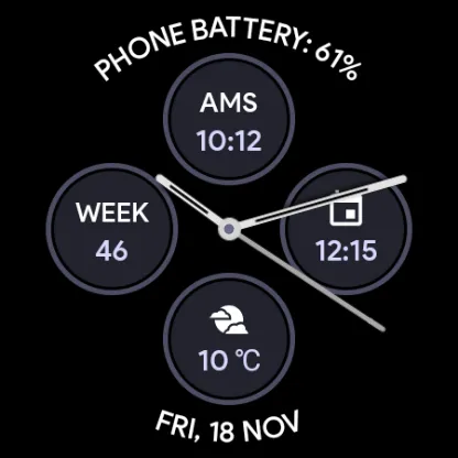 JHW Analog You: Watch face screenshot 10